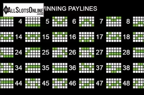 Paytable 2. Triple Dragon (Platipus) from Platipus