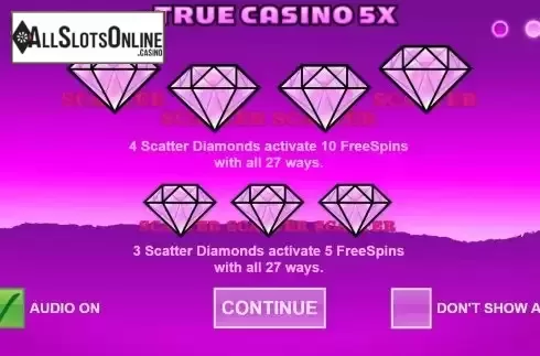 Start Game screen 2