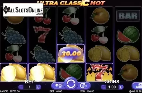 Win screen 2. Ultra Classic Hot from 7mojos