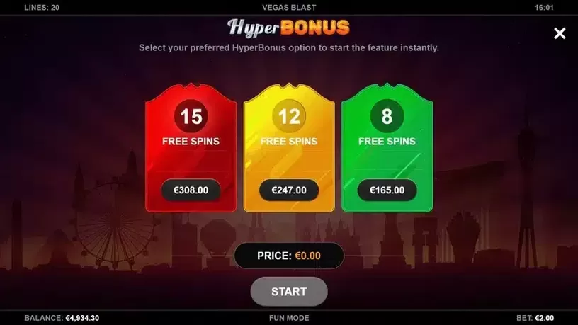 Vegas Blast slot screenshot 3