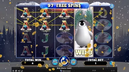 Wild Penguin slot screenshot 7