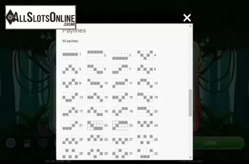 Paytable 3. Wings of Paradise from Gamesys