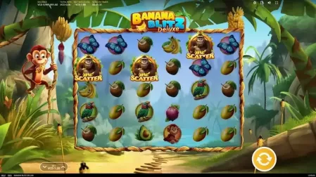 Banana Blitz Deluxe slot screenshot 3