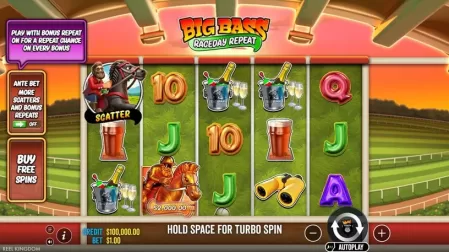 Big Bass Raceday Repeat slot screenshot 1