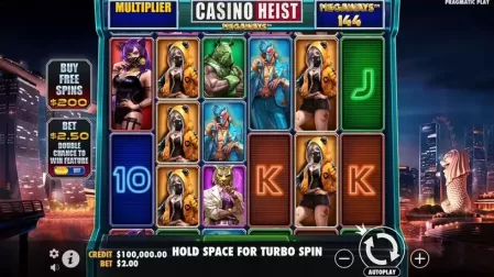 Casino Heist Megaways slot screenshot 1