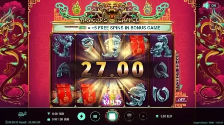 Dragon's Chance slot screenshot 2