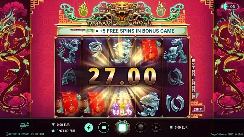 Dragon's Chance slot screenshot 2