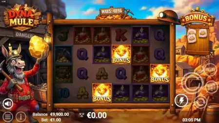 Dyna Mule slot screenshot 2
