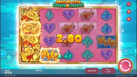 Fortune Cats Golden Stack slot screenshot 2