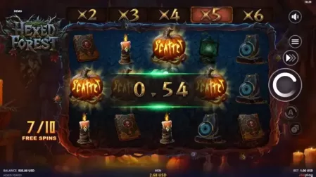 Hexed Forest slot screenshot 4