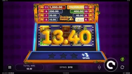 Joker Fright 7s slot screenshot 4