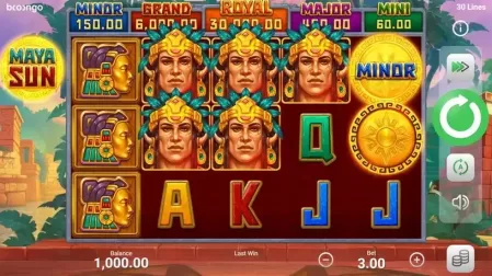 Maya Sun slot screenshot 1