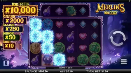 Merlin’s 10K Ways slot screenshot 2