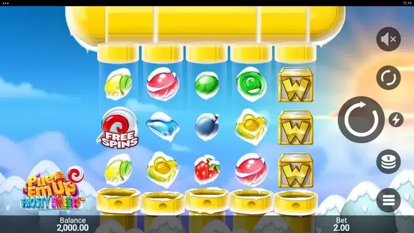 Pile ‘Em Up Frosty Sweets slot screenshot