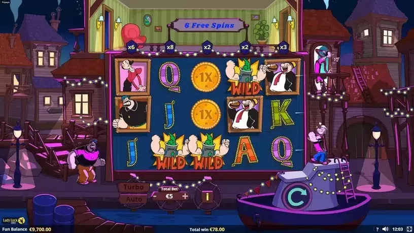 Popeye slot screenshot 5
