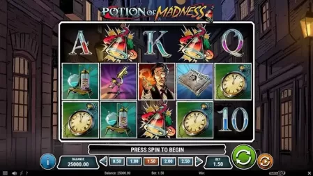 Potion of Madness slot screenshot 1