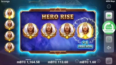 The King of Heroes slot screenshot 4