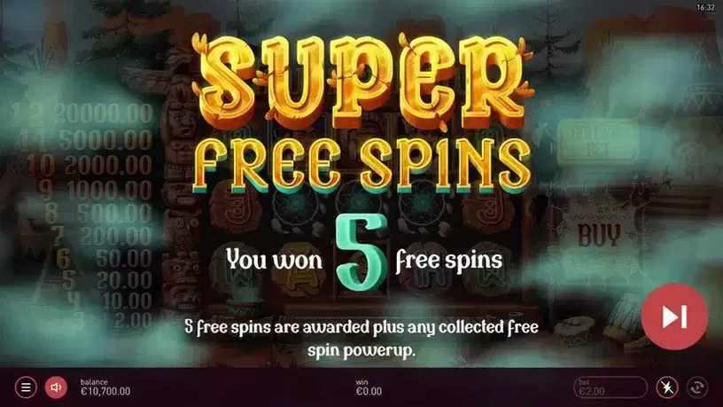 Thunder Hawk slot screenshot 2