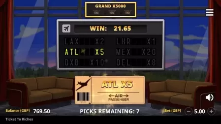 Ticket to Riches slot screenshot 6