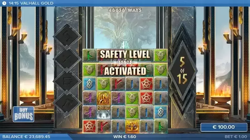 Valhall Gold slot screenshot 5