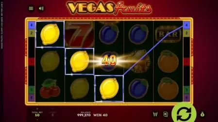 Vegas Fruits slot screenshot 4