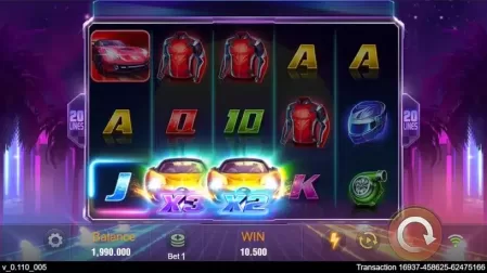 Wild Racer slot screenshot 3