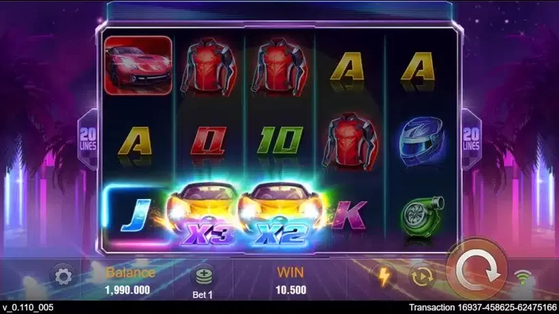 Wild Racer slot screenshot 3