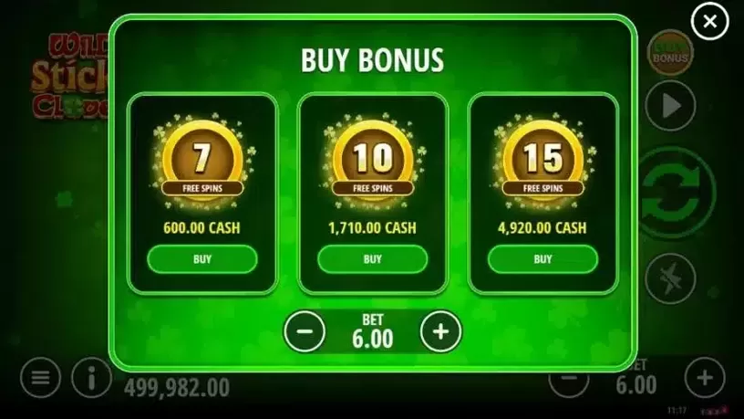 Wild Sticky Clover slot screenshot 5