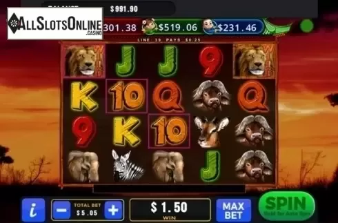Win Screen. 101 Lions from GMW