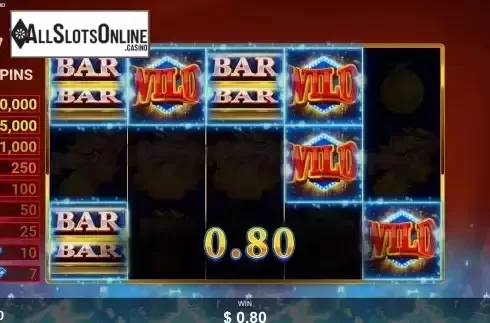 Free Spins Gameplay Screen