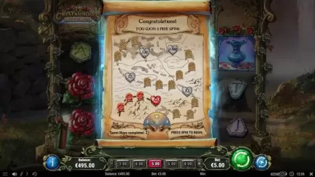 15 Crystal Roses A Tale of Love slot screenshot 2