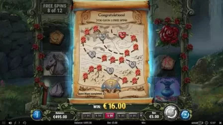 15 Crystal Roses A Tale of Love slot screenshot 3