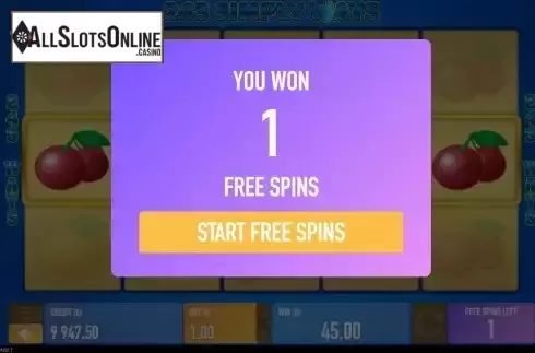 Free Spins screen 2