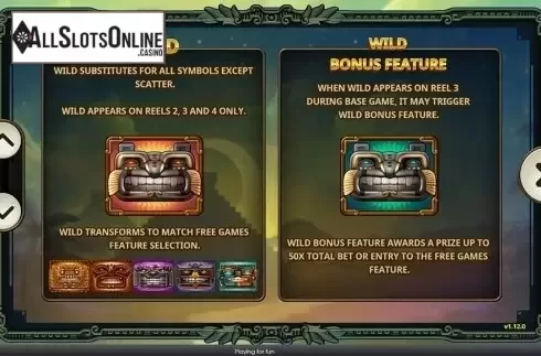 Paytable 2. 5 Ages of Gold from GECO Gaming