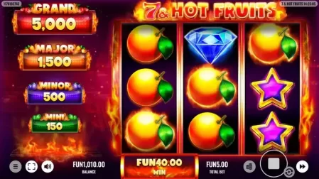 7 & Hot Fruits slot screenshot 4
