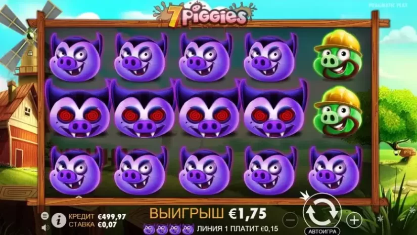 7 Piggies slot screenshot 3