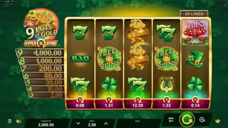 9 Pots of Gold HyperSpins slot screenshot 1