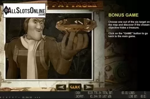 Paytable 3. Ace Adventure HD from World Match