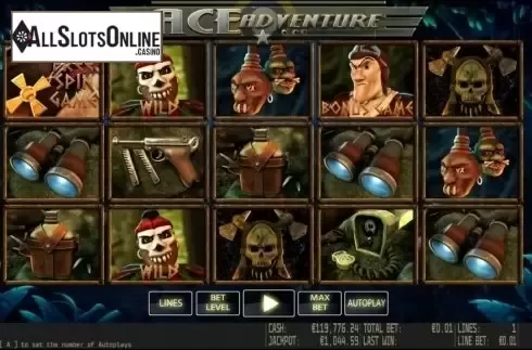 Game reels. Ace Adventure HD from World Match