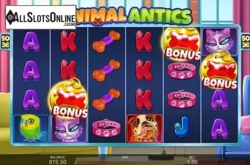 Free Spins Win Screen