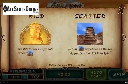 Info. Apsaras from CQ9Gaming
