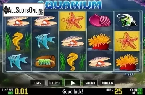 Game reels. Aquarium HD from World Match