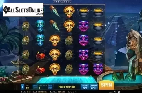 Reel screen. Atlantis (Evoplay) from Evoplay Entertainment