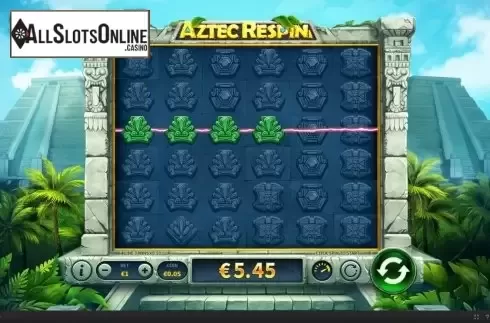 Win Screen 4. Aztec Respin from Skywind Group