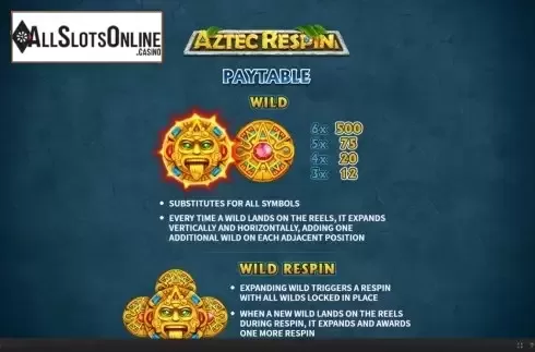 Features. Aztec Respin from Skywind Group