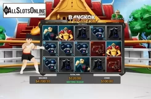 Win screen. Bangkok Fighter from Maverick