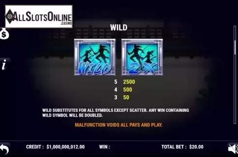 Paytable 2. Battle For Love from Slot Factory