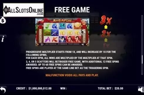 Features. Battle For Love from Slot Factory