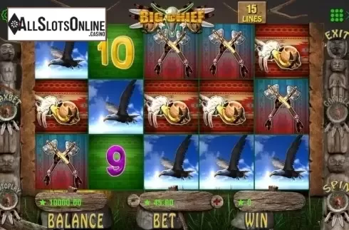 Screen4. Big Chief from Booming Games