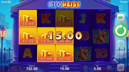 Big Heist slot screenshot 4